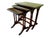 Mahogany Cross-Branded Nesting Tables, 1890s, Set of 3 For Sale - Image 5 of 5