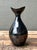 Vintage Black Glazed Ceramic Vase For Sale - Image 12 of 12