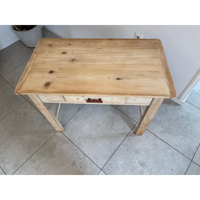Biedermeier Farmhouse Side Table For Sale - Image 5 of 10