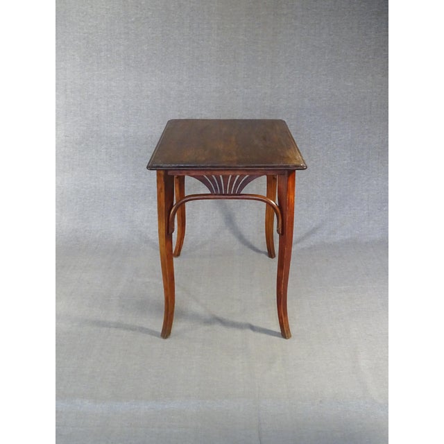 No. 8122 Table with Oak Top By Michael Thonet for Gebrüder Thonet, 1910 For Sale - Image 6 of 11