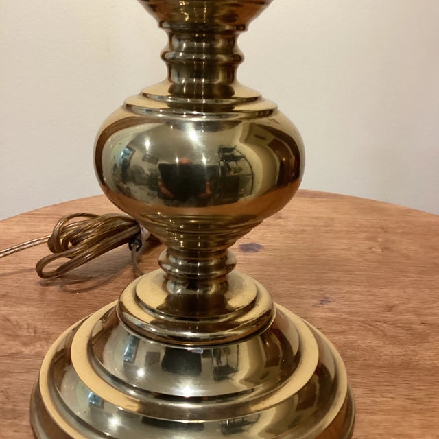 Vintage Brass Table Lamp For Sale - Image 9 of 13