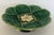Ceramic Late 19th Century Majolica Pond Lily Footed Compote For Sale - Image 7 of 10