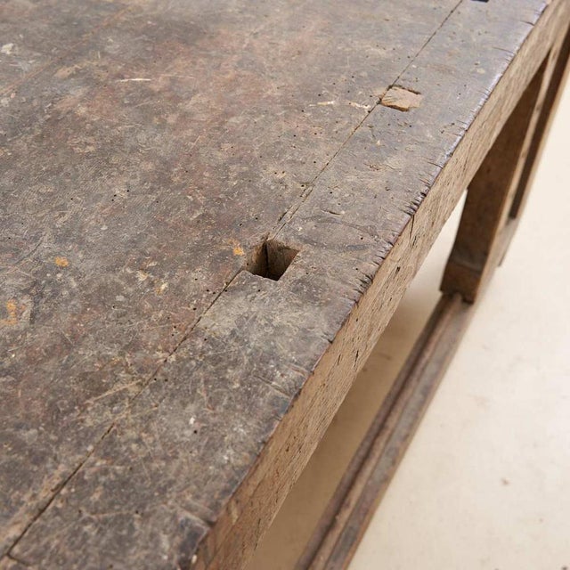Antique Workbench in Wood For Sale - Image 5 of 13