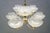Vintage Glass and Brass Chandelier with Nine Heads, 1960s For Sale - Image 3 of 14