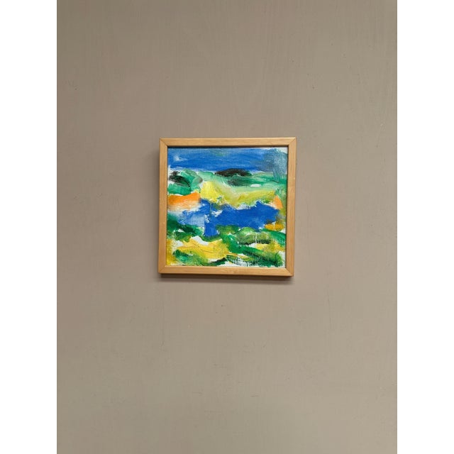 Inge Blomqvist, Composition, 1960s, Oil Painting on Canvas, Framed For Sale - Image 6 of 14