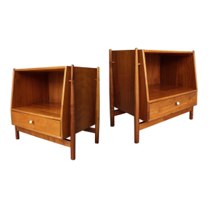 Pair of Declaration Nightstands by Kipp Stewart for Drexel