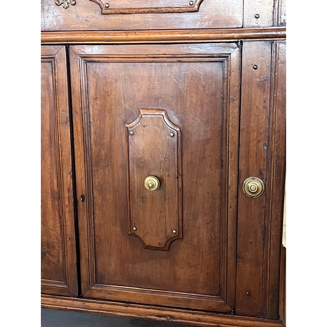Auburn 18th Century Louis XIII Style Italian Walnut Credenza / Buffet For Sale - Image 8 of 18