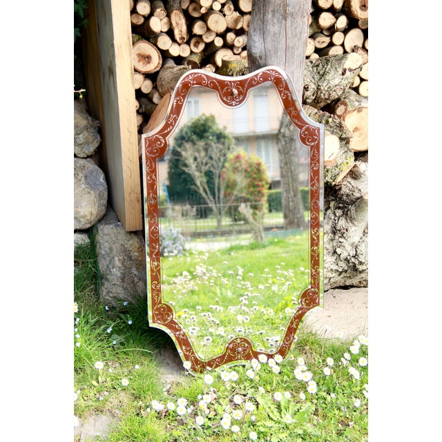 Vintage Italian Mirror, 1960s For Sale - Image 6 of 11