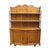 Contemporary Century Furniture Solid Cherry Town & Country Somerset 66" Buffet W. Bakers Rack Hutch 42-412 For Sale - Image 3 of 11