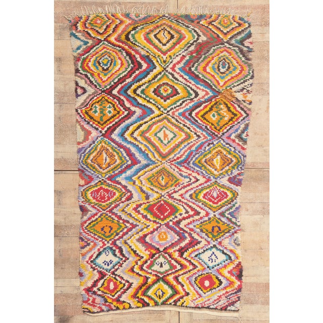 Vintage Azilal Moroccan Rug, 04'07 X 07'07 For Sale - Image 10 of 10