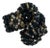 1940s Jet Beaded Memory Wire Haskell Style Bracelet For Sale