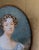 19th Century American School Miniature Watercolor Portrait of a Lady For Sale - Image 12 of 16