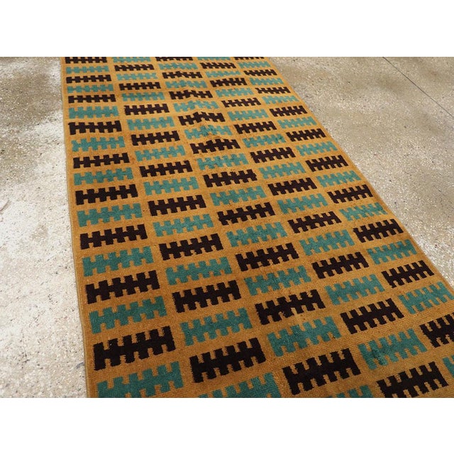 Mid 20th Century Galerie Shabab Collection Mid-20th Century Turkish Anatolian Runner For Sale - Image 5 of 10