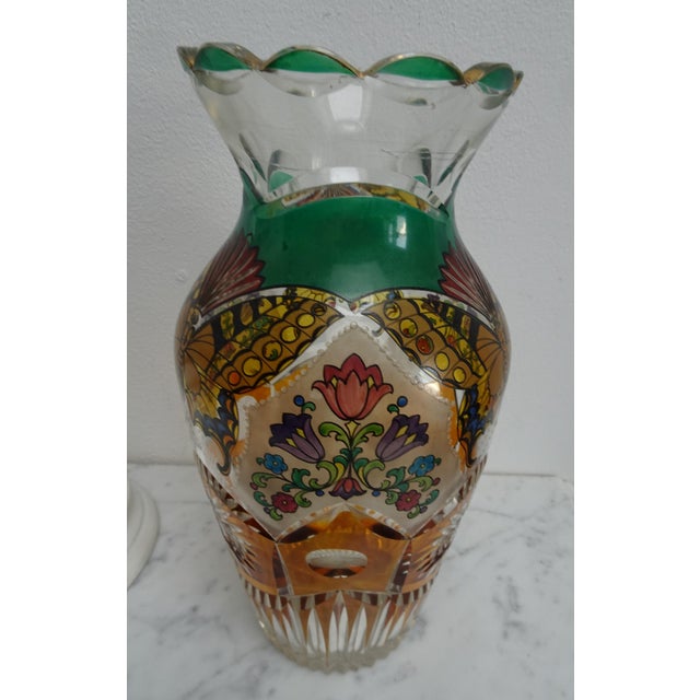 Czech Art Nouveau Bohemian Haida Vase attributed to H. Pautsch, 1890s For Sale - Image 15 of 18