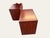 Late 20th Century Postmodern Cognac Nightstands – Attributed to Burlington, 2 Pieces For Sale - Image 4 of 10