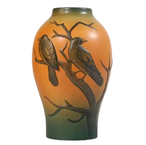 Antique Art Nouveau Danish Ceramic Vase from Ipsen, 1920s