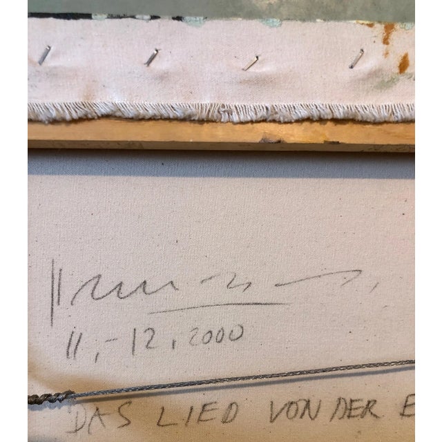 2000 Berndt Haussmann Neo-Abstract Expressionist Oil Painting For Sale - Image 4 of 12