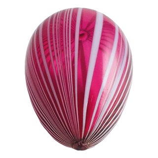 Murano Glass Egg Paperweight, 1980s attributed to Murano attributed to Murano For Sale