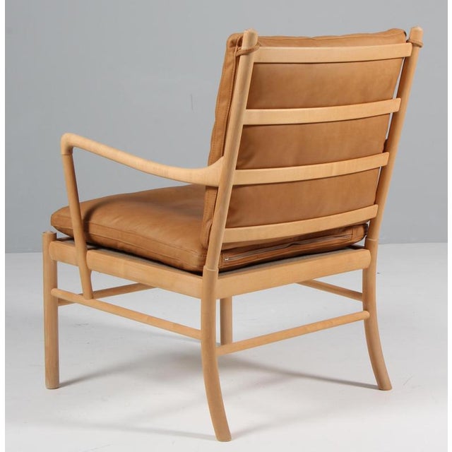 Brown PJ149 Colonial Chair in Ash attributed to Ole Wanscher For Sale - Image 8 of 9