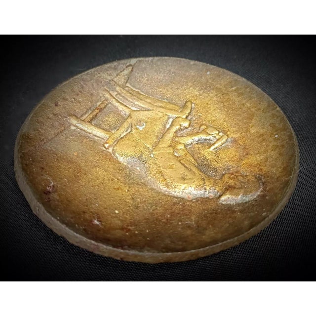 Vintage 20th Century Bronze Trinket Dish Signed "Clenget" For Sale - Image 4 of 7