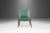 Bottle Green Mid Century Modern Slipper Chair in Walnut & Original Green Fabric by Kroehler, USA, circa 1960's For Sale - Image 8 of 13