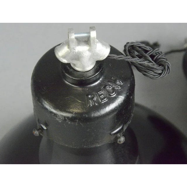 Industrial Factory Ceiling Lights from Rech, 1920s For Sale - Image 12 of 13