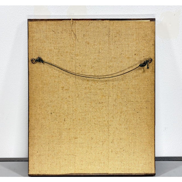 1979 Signed Steve LeBailly Original Watercolor – "Lady in Lavender" Figurative Portrait For Sale - Image 11 of 13