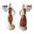 Stunning Pair of Vintage Murano Glass Figures For Sale