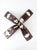 1950s Vintage 1950s Golf Club Head Covers Set of 4 Brown and Cream For Sale - Image 5 of 12