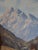 Austrian Artist Signed Haller Mountain Alps Painting For Sale - Image 4 of 6