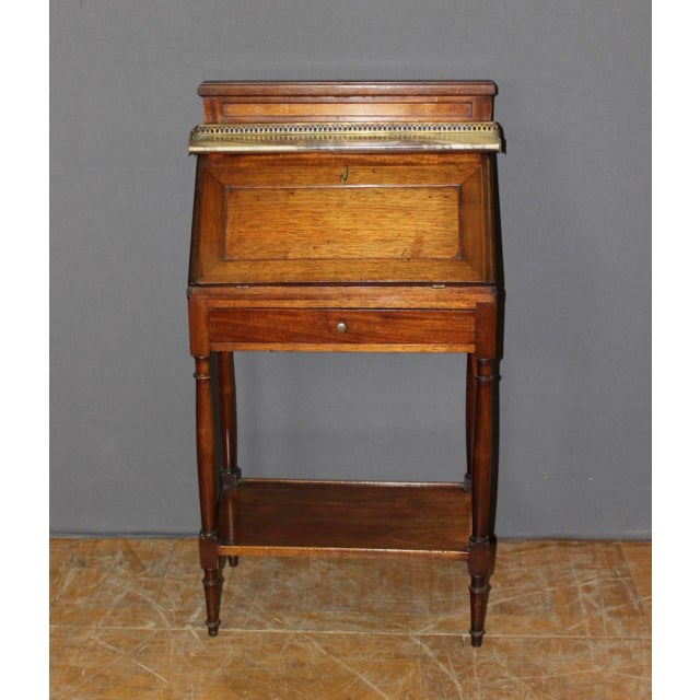 Directoire Style Desk in Mahogany, 1950s For Sale - Image 12 of 12
