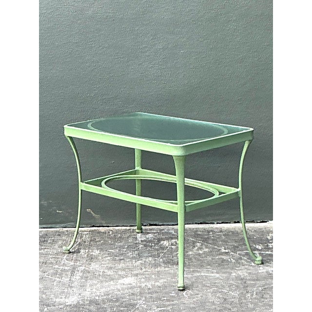 Brown Jordan Vintage Boho Brown Jordan “Florentine” Side Table For Sale - Image 4 of 7