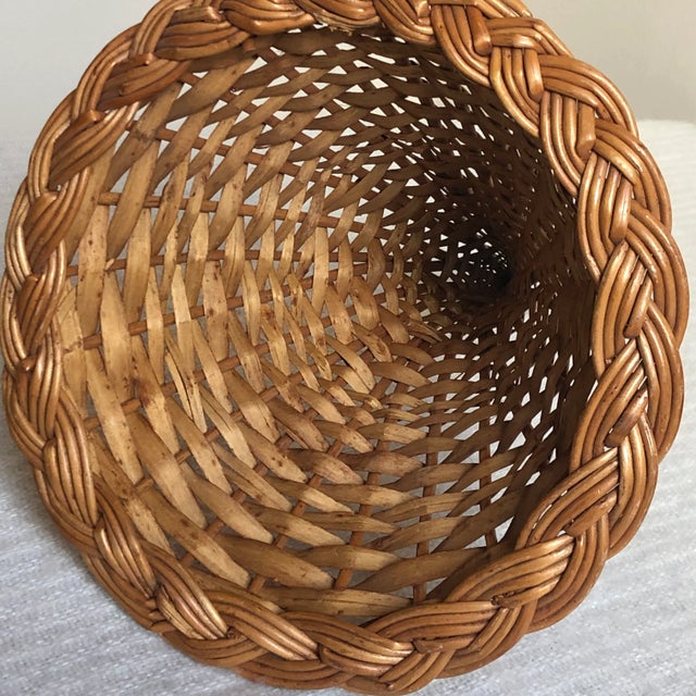 Vintage Cornucopia Basket For Sale - Image 11 of 12