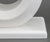 White Pair of Modernist Carved White Quartzite Sculptures For Sale - Image 8 of 9