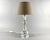 1980s Vintage Table Lamp in Transparent Glass, 1980s For Sale - Image 5 of 5