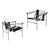 LC1 Chairs by Le Corbusier, Jeanneret, Charlotte Perriand for Cassina, Set of 2 For Sale - Image 10 of 10