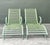 Vintage Regency Cast Aluminum Wave Chaise Lounge Chairs - A Pair For Sale - Image 12 of 12