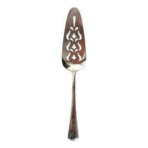 1930's Art Deco Style Adams Silver Plate Pierced Cake Server