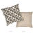 Art Deco Schumacher x Johnson Hartig Le Moderne Cut Velvet Pillow 20" x 20" in Neutral For Sale - Image 3 of 5