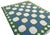 Handmade Woolen Flat Weave Swedish Pattern Blue, Cream and Moss Green Area Tile Rug - 8'x10' For Sale - Image 6 of 13