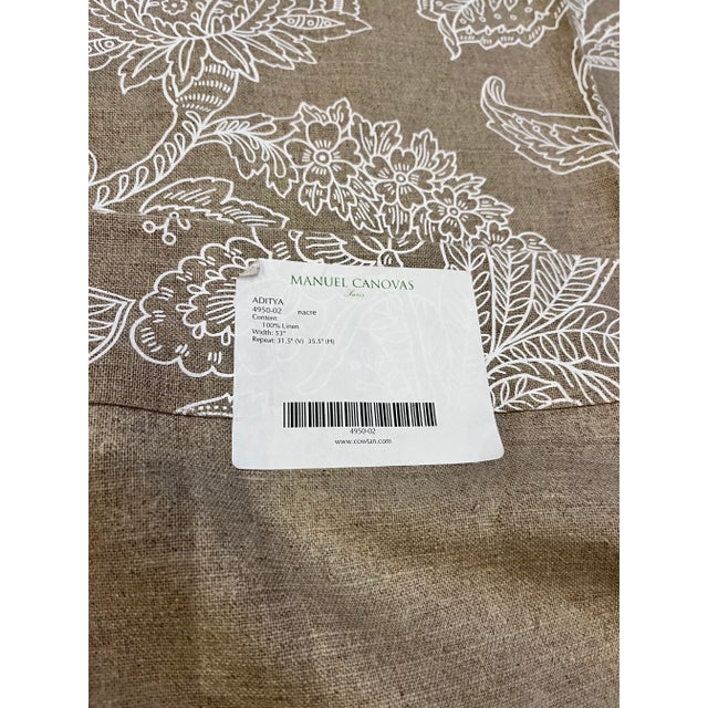 Manuel Canovas Showroom Display Panel - Manuel Canovas - Aditya - Nacre 4950-02 For Sale - Image 4 of 6