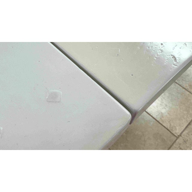 Vintage Painted French Country Extension Dining Table For Sale - Image 15 of 16