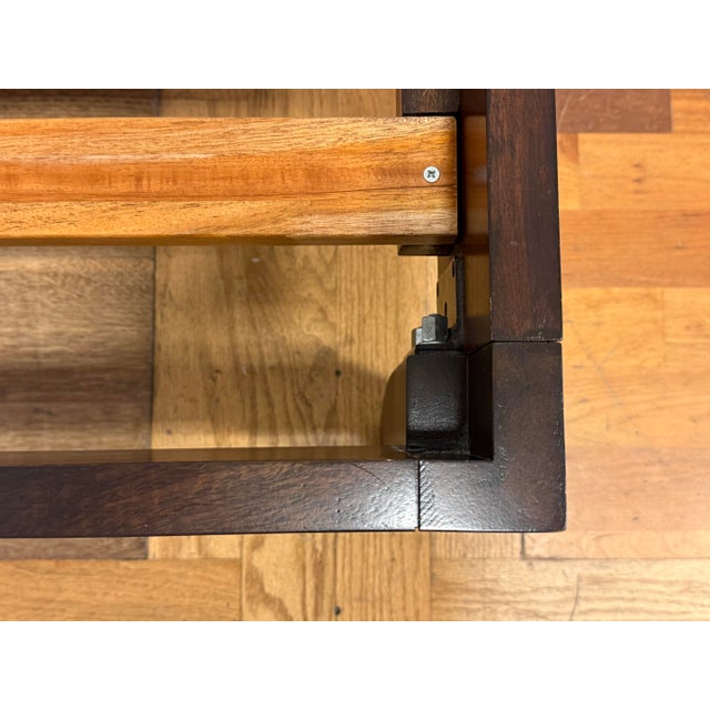 Crate & Barrel Eastern King Platform Bed Frame For Sale - Image 10 of 12