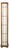 Vintage Tall Japanese Shoji Style Floor Lamp with Rice Paper Panels For Sale
