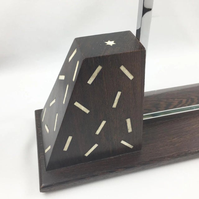 Art Deco Wood and Chrome Double View Picture Frame, 1930s For Sale - Image 4 of 8