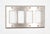 Modern Brushed Nickel Rectangle Switch Plate Cover Set For Sale - Image 4 of 5