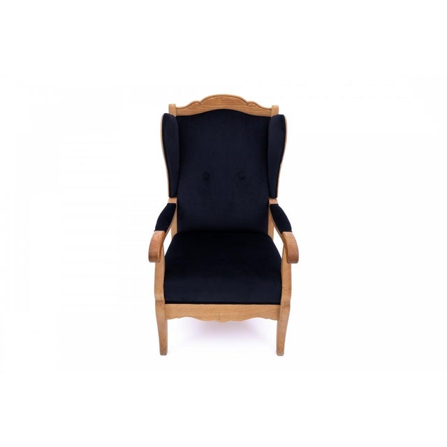 Set of Reclining Chair with Ottoman, 1940s For Sale - Image 9 of 18
