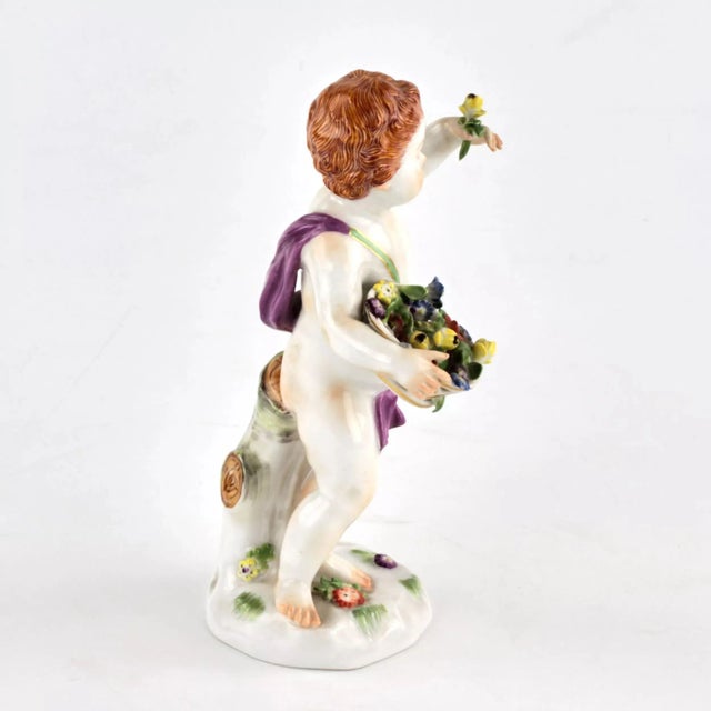 Baroque Porcelain Figurine from Meissen For Sale - Image 3 of 8