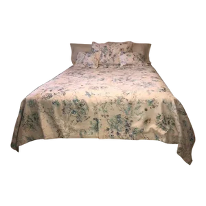 Queen Linen Duvet and Pillow Shams - Set of 5