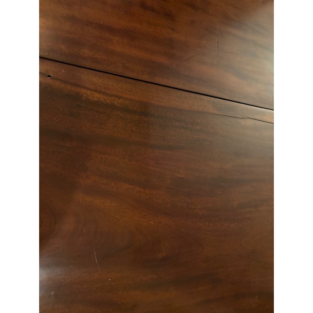Burnt Umber 18th Century Georgian Mahogany Pembroke Drop-Leaf Table For Sale - Image 8 of 11